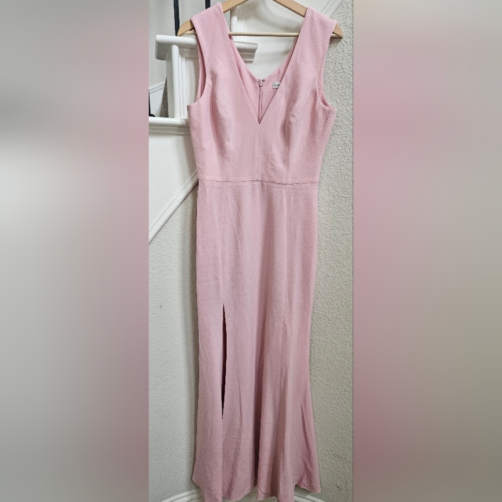 Dress The Population Sandra Crepe Maxi Dress | Size L | Pink | Formal Evening Go